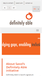 Mobile Screenshot of definitelyable.com